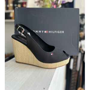 TH ICONIC ELENA SLING BACK HIGH WEDGE