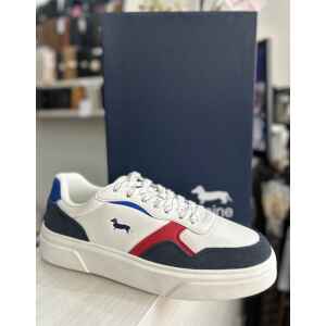 HB CAMOSCIO-CALF BLUE/WHITE TRAINER