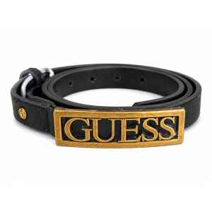 GUESS BLACK MONOGRAM BELT