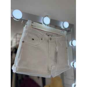 TH WHIITE JEAN SHORT