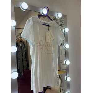 CK WHITE TSHIRT BRONZE CK