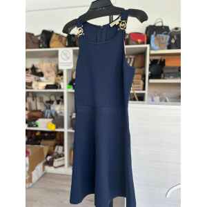 MK FLARE DRESS NAVY BLUE