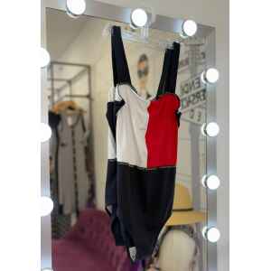 TH NAVY SWIMSUIT FLAG BRANDED