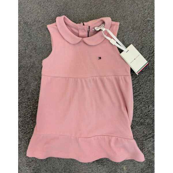 TH POLO NO SLEEVE PINK DRESS