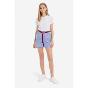 TH LIGHT BLUE SHORT RED BELT