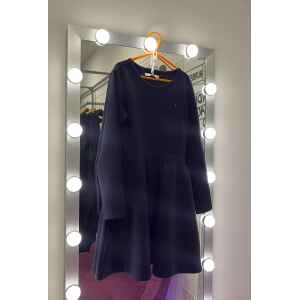 TH MONOTYPE BELT DRESS NAVY