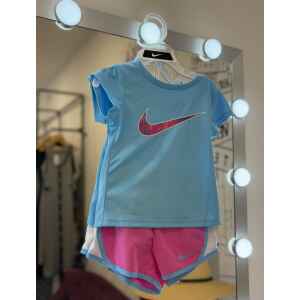 NIKE LIGHT BLUE/PINK SET