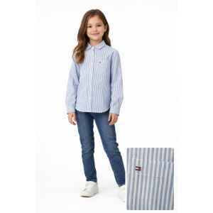 TH LUREX STRIPE BLOUSE