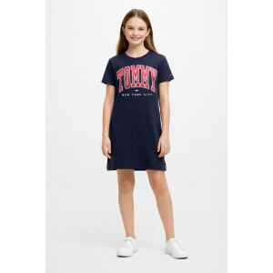 TH NAVY TSHIRT DRESS RED LETTERS