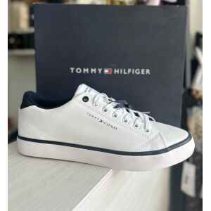 TH HI VULC CORE LOW LEATHER SNEAKER