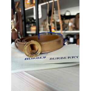 BURBERRY HOUSECHECK/TAN BELT