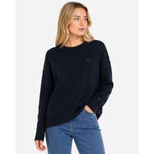 TH KNIT SWEATER NAVY BLUE