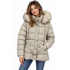 MICHAEL KORS VANILLA PUFFER JACKET