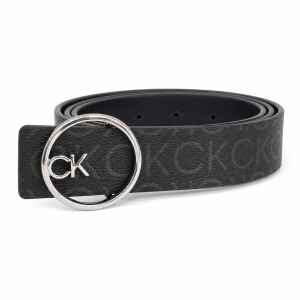 CK REVERSIBLE BELT BLACK/LOGO