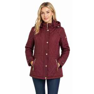 MICHAEL KORS PARKA JACKET MERLOT