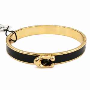 COACH BLACK BRACELET  WITH C LOGO