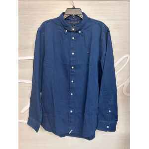 TH CHAMBRAY RF SHIRT DARK BLUE