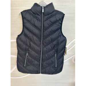 MK VEST FALL REVERSIBLE BLACK/BROWN LOGO