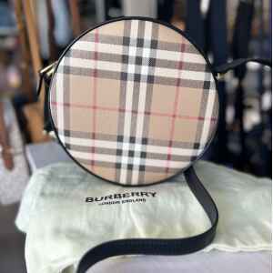 BURBERRY NEW LOUISE CIRCLE BEIGE/BLACK