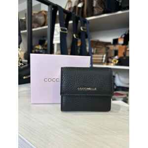 COCCINELLE MINI WALLET BLACK