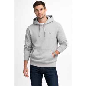 US POLO GREY HOODIE
