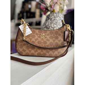 COACH TERI SHOULDER TAN/BROWN