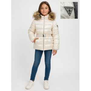 GUESS CREAM PUFFER TEDDY