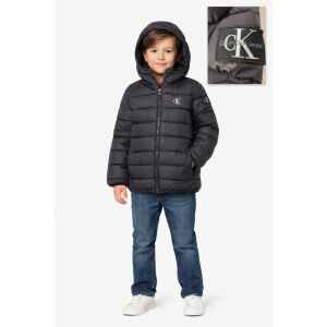 CK BLACK PUFFER SMALL LOGO