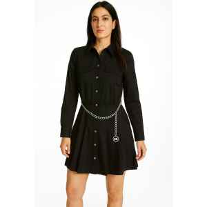 MK SHIRT DRESS BLACK