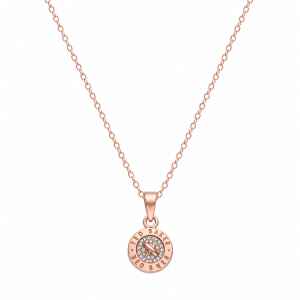 TED BAKER NECKLACE ROSEGOLD SILVER GLITTER