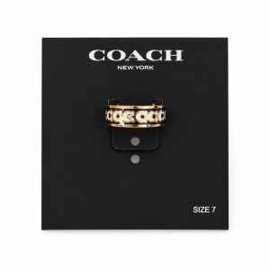 COACH RING BLACK/CREAM