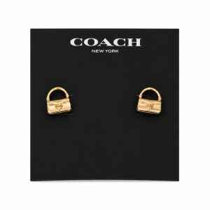COACH HOOPS BAG GOLD