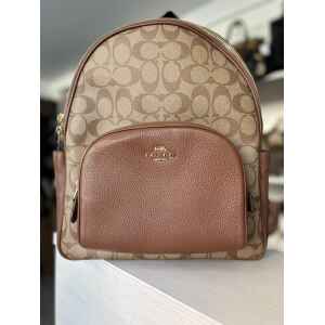 COACH TAN/BROWN BACKPACK