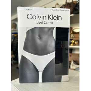 CK UNDERWEAR IDEAL COTTON BLACK 3PK