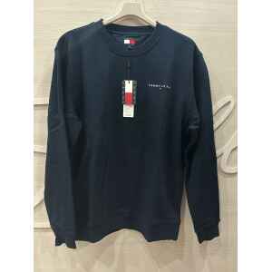 TJM SWEATSHIRT LINEAR CREW NAVY BLUE