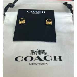 COACH HOOPS BAG GOLD