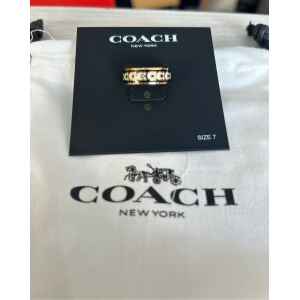 COACH RING BLACK/CREAM