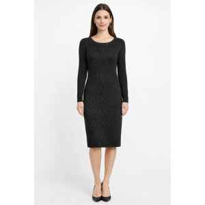 GUESS DENDY SWEATER DRESS BLACK