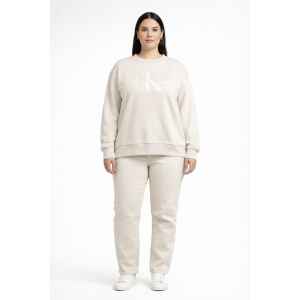 CK SWEATSHIRT BEIGE BIG LOGO