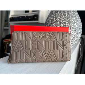 VALENTINO PORTAFOGLIO PANSI LARGE PURSE TAUPE