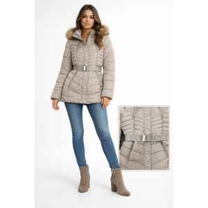 GUESS STEVIE PUFFER COAT MOONDUST