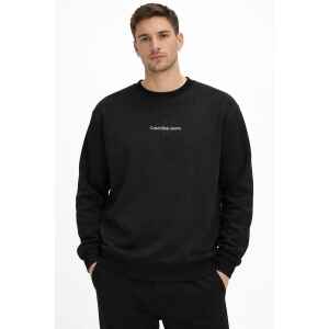 CK BLACK SWEATER GREY LOGO