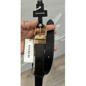 COACH REVERSIBLE SIGNATURE WALNUT ONE SIZE