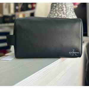 CK MONO LOGO BLACK WASHBAG