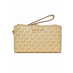 MICHAEL KORS DOUBLE ZIP GOLD LOGO WRISTLET
