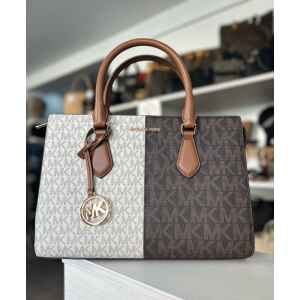 MK SHEILA BROWN MULTI MEDIUM SATCHEL