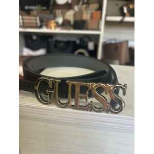 GUESS BLACK BELT WITH BIG BUCKLE