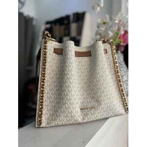 MK MINA VANILLA LARGE BELT CHAIN SHOULDER