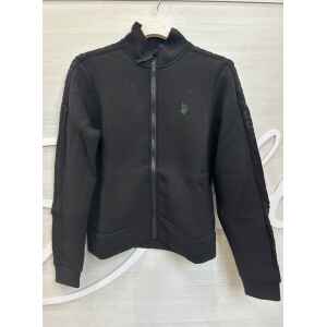 U.S POLO ZIP UP BLACK