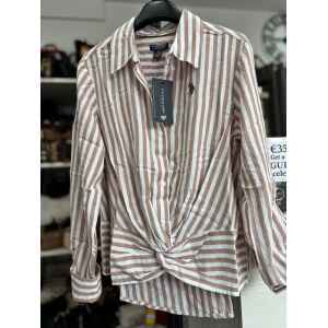 U.S POLO STRIPED KNOT SHIRT